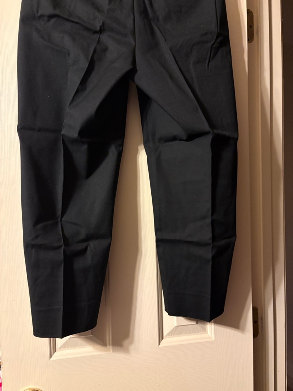 White House Black Market Black Slim Crop Pants Size 8 - Picture 6 of 7